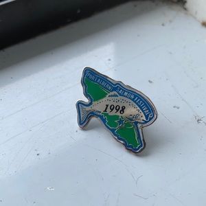 Port alberni British Columbia vintage 90s enamel pin